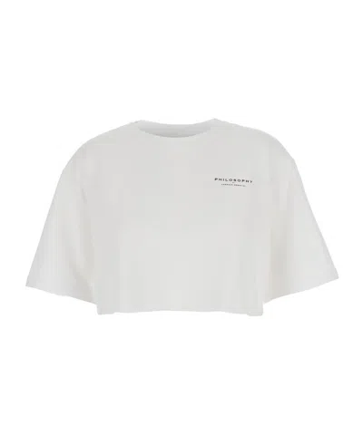 Philosophy Di Lorenzo Serafini Short T-shirt In White