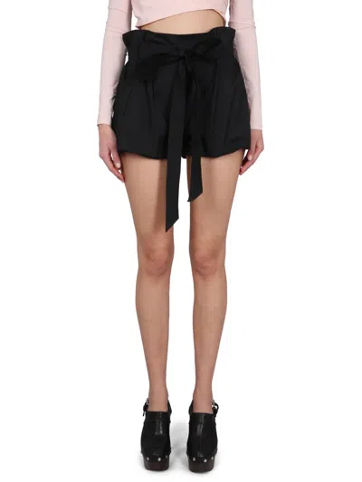 PHILOSOPHY DI LORENZO SERAFINI SHORT WITH BOW