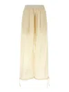 Philosophy Di Lorenzo Serafini Pleated Trousers With Elastic Waistband And Drawstring Hem