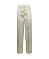 Philosophy Di Lorenzo Serafini Satin Trousers With Side Pockets In Gray