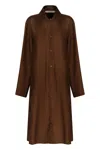 Philosophy Di Lorenzo Serafini Silk Jacket In Brown