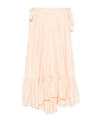 PHILOSOPHY DI LORENZO SERAFINI SILK MAXI SKIRT