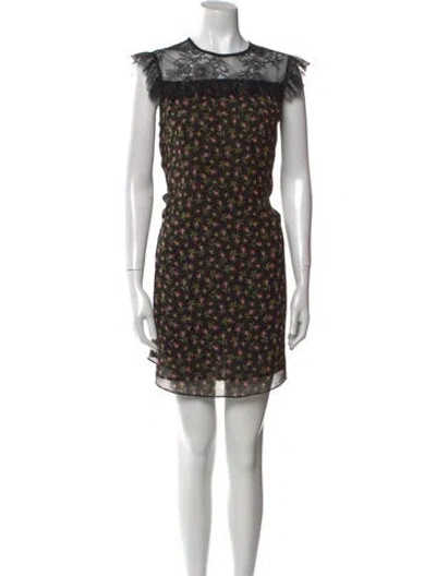 Pre-owned Philosophy Di Lorenzo Serafini Silk Mini Dress In Multi