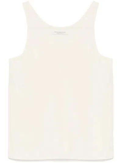 Philosophy Di Lorenzo Serafini Silk Top In Neutrals