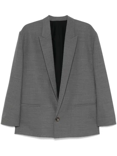 Philosophy Di Lorenzo Serafini Single-breasted Blazer In Grey