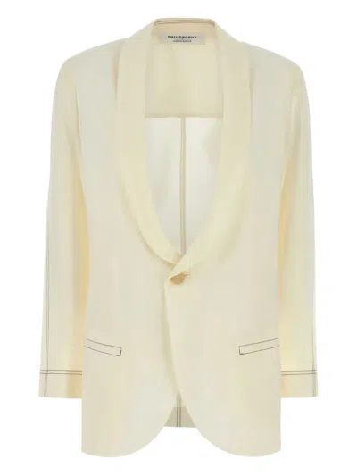 PHILOSOPHY DI LORENZO SERAFINI SINGLE-BREASTED BLAZER