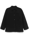Philosophy Di Lorenzo Serafini Slub-texture Coat In Black
