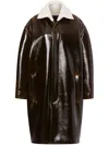 Philosophy Di Lorenzo Serafini Single-breasted Midi Coat In Braun