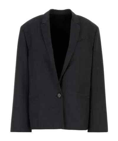 Philosophy Di Lorenzo Serafini Single Breasted Tailored Blazer In Black