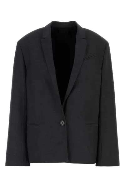PHILOSOPHY DI LORENZO SERAFINI SINGLE-BUTTONED PLAIN BLAZER