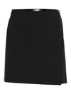 Philosophy Di Lorenzo Serafini Crepe Belted Wrap Dress In Black