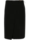 Philosophy Di Lorenzo Serafini Wrap Mini Skirt In Black  