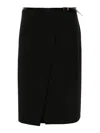 Philosophy Di Lorenzo Serafini Wrap Mini Skirt In Black