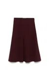 Philosophy Di Lorenzo Serafini Pleated Midi Skirt In Brown