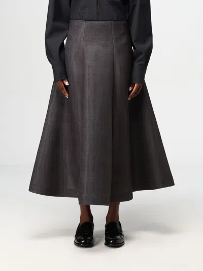 PHILOSOPHY DI LORENZO SERAFINI SKIRT PHILOSOPHY DI LORENZO SERAFINI WOMAN COLOR GREY,F84691020