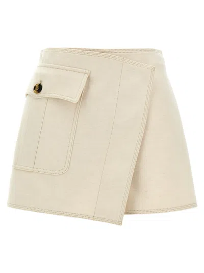 Philosophy Di Lorenzo Serafini Skort Canvas In White
