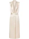 Philosophy Di Lorenzo Serafini Sleeveless Dress In Neutrals