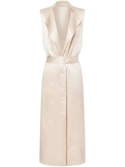 Philosophy Di Lorenzo Serafini Sleeveless Dress In Neutrals