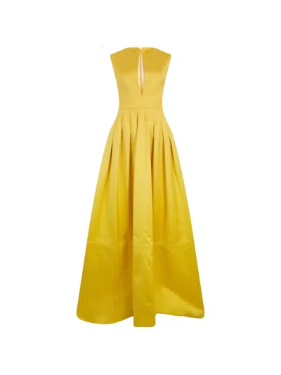 Philosophy Di Lorenzo Serafini Sleeveless Flared Maxi Dress In Red