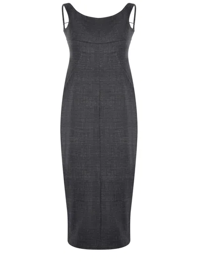Philosophy Di Lorenzo Serafini Philosophy Dress In Nylon In Grey