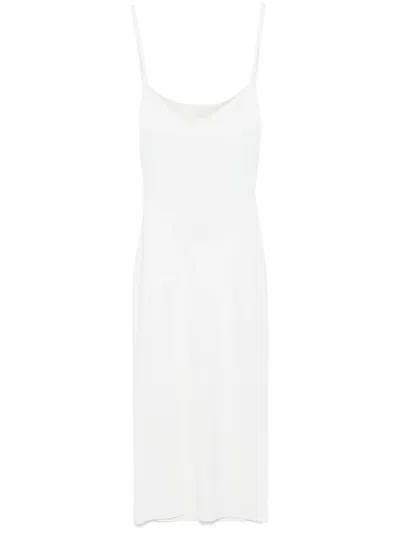 Philosophy Di Lorenzo Serafini Sleeveless Midi Dress In Weiss