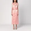 Philosophy Di Lorenzo Serafini Belted Satin Midi Dress