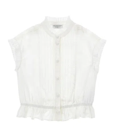 Philosophy Di Lorenzo Serafini Kids' Sleeveless Shirt In Yellow Cream