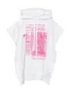 Philosophy Di Lorenzo Serafini Graphic Logo-print Short-sleeve Hoodie In White