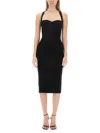 Philosophy Di Lorenzo Serafini Midi Dress In Black