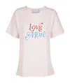 Philosophy Di Lorenzo Serafini Slogan Printed Short-sleeved T-shirt In Pink