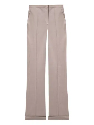 Philosophy Di Lorenzo Serafini Smock-detail Straight Trousers In Neutral