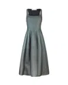 PHILOSOPHY DI LORENZO SERAFINI PHILOSOPHY DI LORENZO SERAFINI SQUARE NECK SLEEVELESS MIDI DRESS