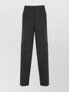 Philosophy Di Lorenzo Serafini Straight Leg Trousers Button Detailing In Gray