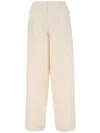 Philosophy Di Lorenzo Serafini Pastel Pink Stretch Polyester Blend Pant In Neutrals