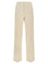 Philosophy Di Lorenzo Serafini Straight Wide-leg Cotton Blend Canvas Pants In Multi