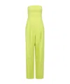Philosophy Di Lorenzo Serafini Strapless Straight-leg Jumpsuit In Yellow