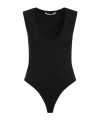 Philosophy Di Lorenzo Serafini Stretch Knitted Bodysuit In Black