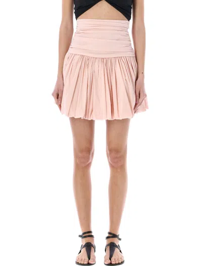 PHILOSOPHY DI LORENZO SERAFINI STRETCH TAFFETA TROUSER SKIRT