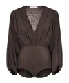Philosophy Di Lorenzo Serafini Stretch Tulle Bodysuit