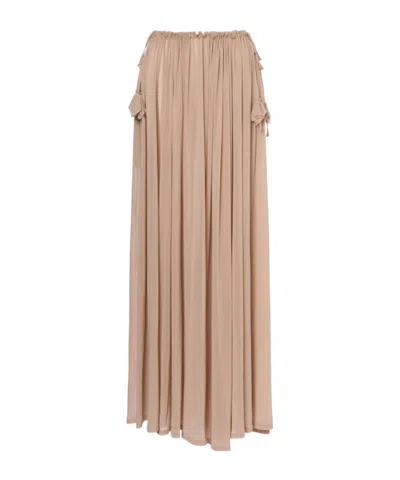 PHILOSOPHY DI LORENZO SERAFINI STRETCH TULLE LONG SKIRT