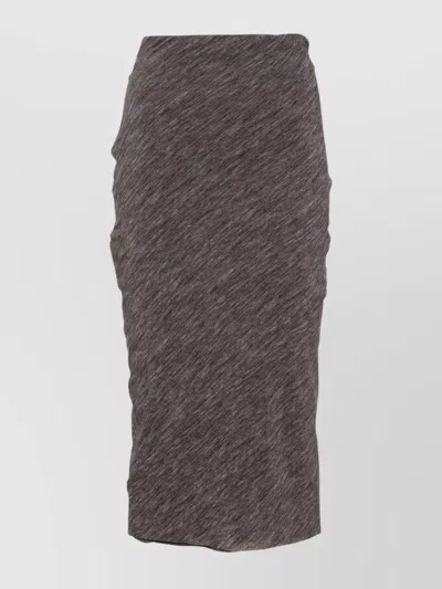 PHILOSOPHY DI LORENZO SERAFINI STRETCH TULLE PRINTED PENCIL SKIRT