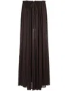 Philosophy Di Lorenzo Serafini Elastic Waist Mid-length Skirt In Brown