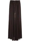 Philosophy Di Lorenzo Serafini Elastic Waist Mid-length Skirt In Brown
