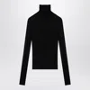 Philosophy Di Lorenzo Serafini Stretch Viscose Turtleneck Sweater In Black