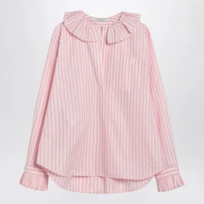 PHILOSOPHY DI LORENZO SERAFINI PHILOSOPHY DI LORENZO SERAFINI STRIPED BLOUSE WITH RUFFLES