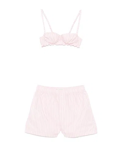 Philosophy Di Lorenzo Serafini Striped Bra Short Set