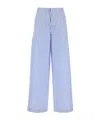 Philosophy Di Lorenzo Serafini Embroidered Poplin Pant In Blue