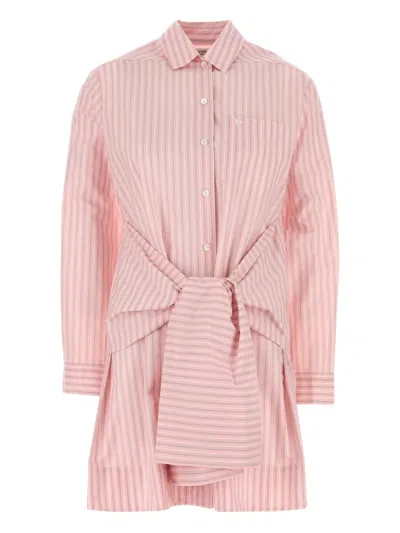 Philosophy Di Lorenzo Serafini Striped Dress In Pink