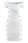 Philosophy Di Lorenzo Serafini Front Button Striped Dress For Women In Grey
