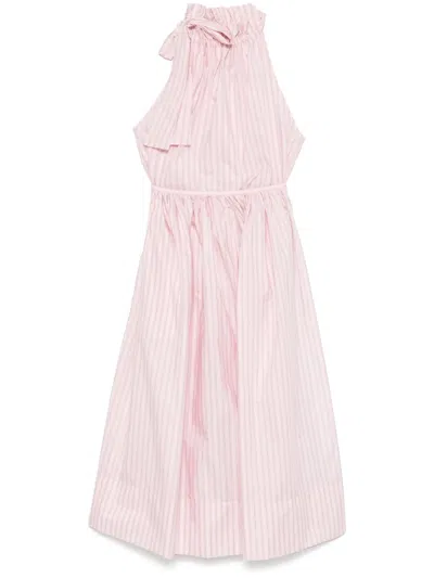 Philosophy Di Lorenzo Serafini Striped Maxi Dress In Pink